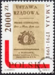200 rocznica Konstytucji 3 Maja znaczek numer 3180
