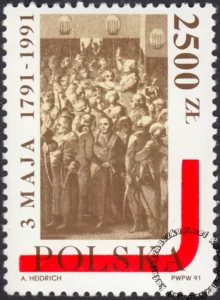 200 rocznica Konstytucji 3 Maja znaczek numer 3181