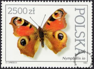 Motyle z kolekcji Instytutu Zoologii PAN w Warszawie znaczek numer 3200
