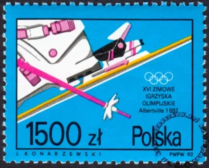 XVI Zimowe Igrzyska Olimpijskie w Albertville znaczek numer 3221