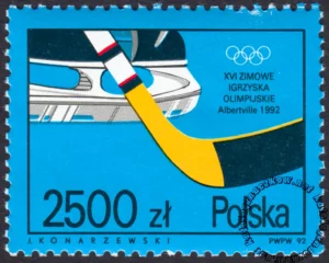 XVI Zimowe Igrzyska Olimpijskie w Albertville znaczek numer 3222