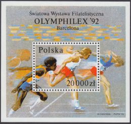 Światowa Wystawa Filatelistyczna Olymphilex 92 w Barcelonie - Blok 104B