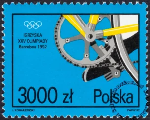 XXV Igrzyska Olimpijskie w Barcelonie znaczek numer 3243