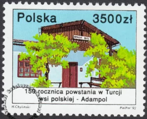 150 rocznica powstania w Turcji polskiej wsi Adampol znaczek numer 3250