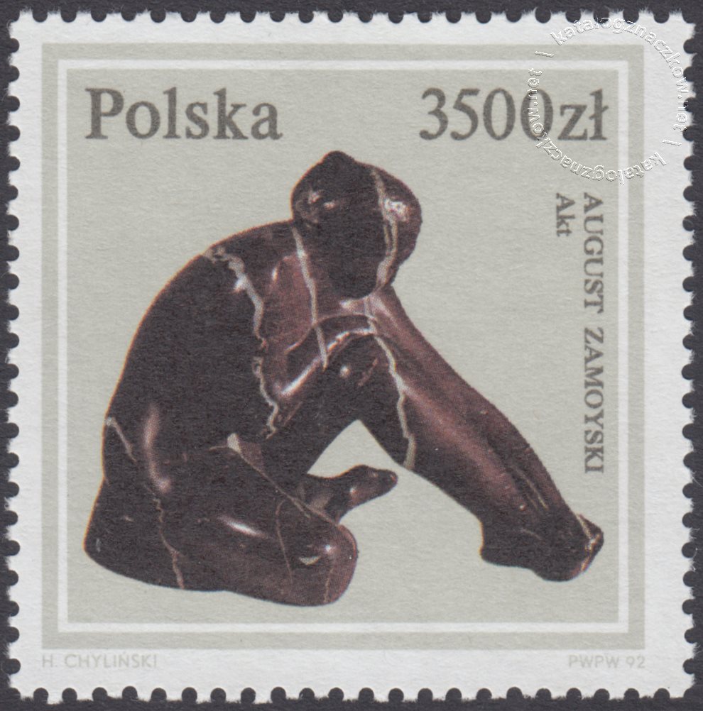 Rzeźba polska ze zbiorów Muzeum Narodowego w Warszawie znaczek nr 3256