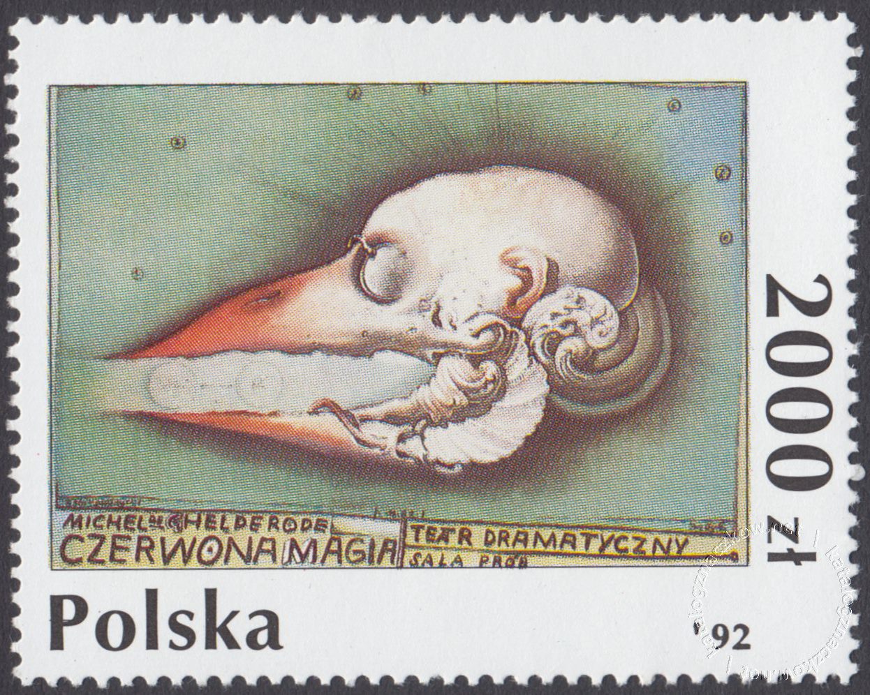 Plakat polski znaczek nr 3258