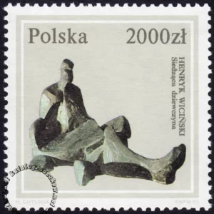 Rzeźba polska ze zbiorów Muzeum Narodowego w Warszawie znaczek numer 3253