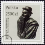 Rzeźba polska ze zbiorów Muzeum Narodowego w Warszawie znaczek numer 3254