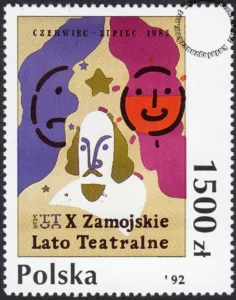 Plakat polski znaczek numer 3257