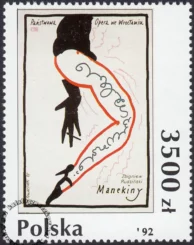 Plakat polski znaczek numer 3260