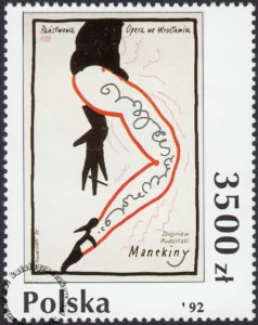 Plakat polski znaczek numer 3260