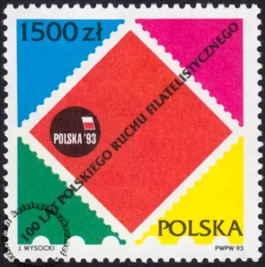 100 lat polskiego ruchu filatelistycznego znaczek numer 3277