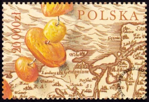 Szlak bursztynowy znaczek numer 3282