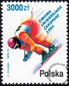 Zimowa Uniwersjada Zakopanem znaczek numer 3283