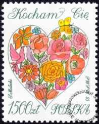 Kocham Cię znaczek numer 3284