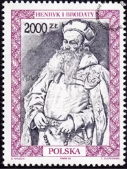 Poczet królów i książąt polskich znaczek nr 3287