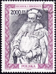 Poczet królów i książąt polskich znaczek nr 3287