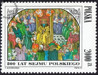 500 lat Sejmu Polskiego znaczek numer 3299