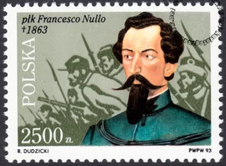 130 rocznica śmierci pułkownika Francesco Nullo znaczek numer 3300