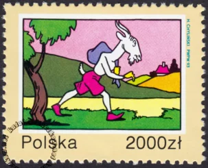 40 rocznica śmierci Kornela Makuszyńskiego znaczek numer 3305