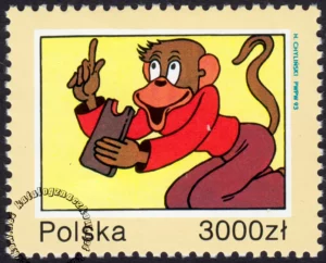 40 rocznica śmierci Kornela Makuszyńskiego znaczek numer 3306