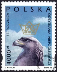 75 rocznica odzyskania niepodległości przez Polskę znaczek numer 3324