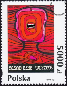 Plakat polski znaczek numer 3328