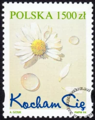 Kocham Cię znaczek numer 3329