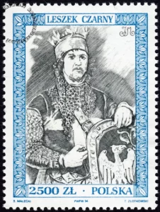 Poczet królów i książąt polskich znaczek nr 3336