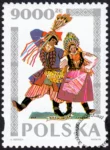 Tańce polskie wg Zofii Stryjeńskiej znaczek numer 3344