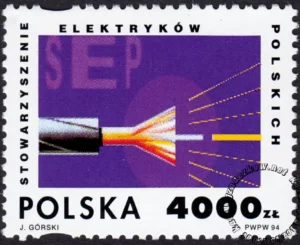 75 lat Stowarzyszenia Elektryków Polskich znaczek numer 3346