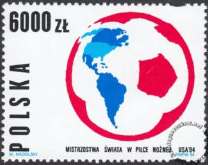Mistrzostwa Świata w piłce nożnej w USA znaczek numer 3347