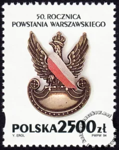 50 rocznica Powstania Warszawskiego znaczek numer 3352