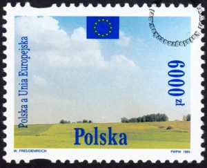 Polska a Unia Europejska znaczek numer 3369