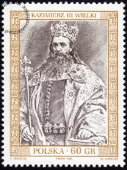 Poczet królów i książąt polskich znaczek nr 3375