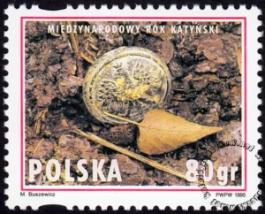 Międzynarodowy Rok Katyński znaczek numer 3384