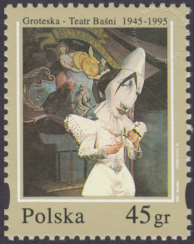 Groteska – Teatr Baśni 1945-1995 znaczek nr 3392