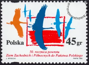 50 rocznica powrotu Ziem Zachodnich i Północnych do państwa polskiego znaczek numer 3387