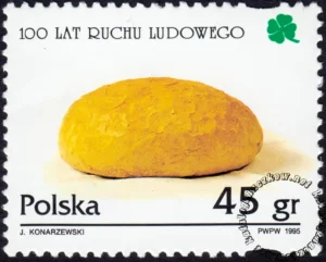 100 lat ruchu ludowego znaczek numer 3399