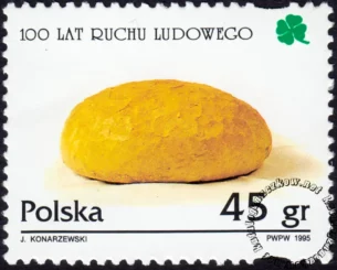 100 lat ruchu ludowego znaczek numer 3399