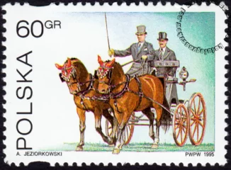 Mistrzostwa Świata w powożeniu zaprzęgami parokonnymi w Poznaniu znaczek numer 3405