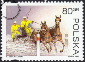 Mistrzostwa Świata w powożeniu zaprzęgami parokonnymi w Poznaniu znaczek numer 3406