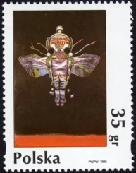 Plakat polski znaczek numer 3410