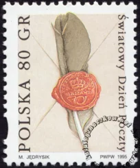 Światowy Dzień Poczty znaczek numer 3414