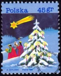 Boże Narodzenie znaczek numer 3418
