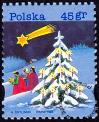 Boże Narodzenie znaczek numer 3418