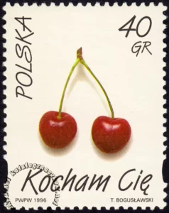 Kocham Cię znaczek numer 3424