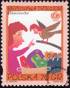 Brzechwa Dzieciom znaczek numer 3445
