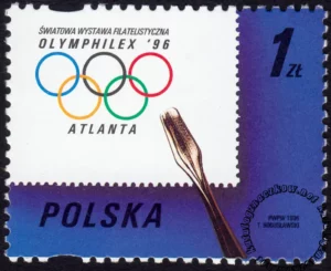 Światowa Wystawa Filatelistyczna Olymphilex 96 w Atlancie znaczek numer 3456