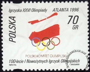 XXVI Igrzyska Olimpijskie w Atlancie znaczek numer 3459